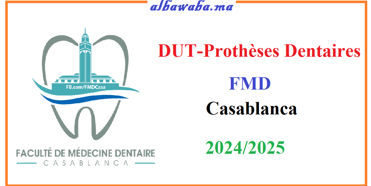 DUT-Prothèses Dentaires-FMD-Casa-2024/2025