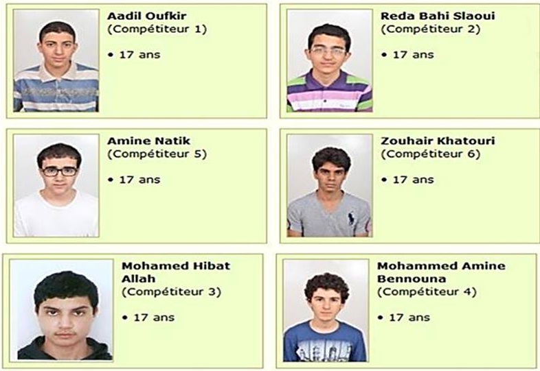 التلاميذ الست الذين سيمثلون المغرب في الأولمبياد الدولية في الرياضيات بجنوب إفريقيا